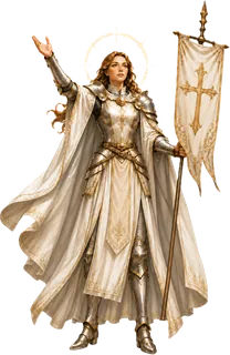 la Pucelle — portrait en pied