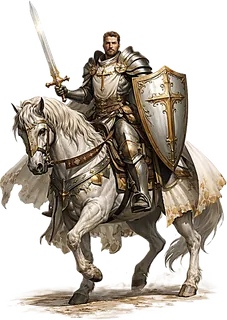 le Paladin — portrait en pied